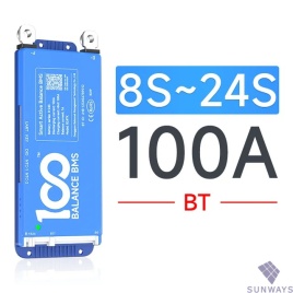 Daly BMS BT, 100A 8-24S, LiFepo4, LTO, NMC