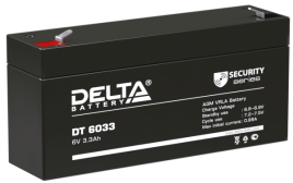 АКБ Delta DT 6033 (6V, 3,3Ah)