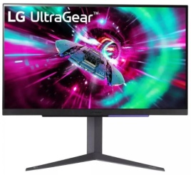 Монитор LG LCD 27GR93U-B/ LG UltraGear 27GR93U-B 27" IPS monitor, 3840x2160, 400cd/m2, 16:9, 1мс (GtG), HDMIx2, DP, Audio out, USB hub, 144Hz, 178/178, внешний БП, FreeSync Premium, HDR 10, DisplayHDR™ 400, HAS, VESA (100x100 мм)
