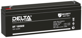 АКБ Delta DT 12022 (12V, 2,2Ah)