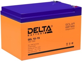 АКБ Delta GEL 12-15 (12V, 15Ah)