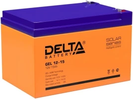 АКБ Delta GEL 12-15 (12V, 15Ah)