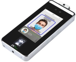 Терминал контроля доступа биометрический с измерением температуры тела ZK-Speedface-V5L[TD]