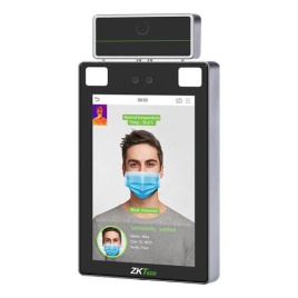 Терминал контроля доступа биометрический с измерением температуры тела ZK-ProFace X[TI]