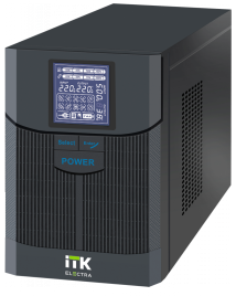 ITK ELECTRA LT ИБП 1кВА/0,8кВт с АКБ 2х7AH USB