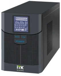 ITK ELECTRA LT ИБП 1кВА/0,8кВт с АКБ 2х7AH USB