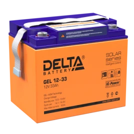 АКБ Delta GEL 12-33 (12V, 33Ah)