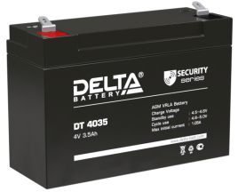 АКБ Delta DT 4035 (4V, 3,5Ah)