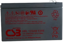 Батарея CSB серия HRL, HRL1234W F2 FR, напряжение 12В, емкость 8.5Ач
