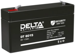 АКБ Delta DT 6015 (6V, 1,5Ah)