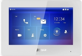 Монитор видеодомофона IP 7 дюймовый DAHUA DHI-VTH5421HW-W