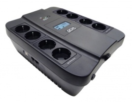 Источник бесперебойного питания Powercom Spider SPD-1100U LCD USB 605Вт 1100ВА чер (плохая упаковка)