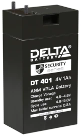 АКБ Delta DT 401 (4V, 1Ah)