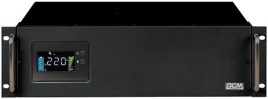Источник бесперебойного питания Powercom King Pro RM KIN-3000AP LCD 2400Вт 3000ВА черный/ UPS Powercom King Pro RM KIN-3000AP LCD 2400W 3000Va black