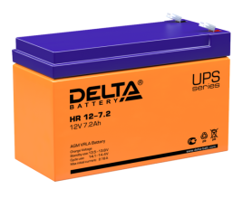 АКБ Delta HR 12-7.2 (12V, 7,2Ah)