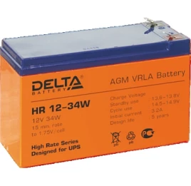 АКБ Delta HR 12-34 W (12V, 9Ah)