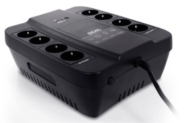 ИБП SPD-850N, резервный, 850 ВA, 510 Вт, 4 евророзетки с резервным питанием, 4 евророзетки с фильтрацией, ШхГхВ 285х232х103мм, 4.4 кг/ Powercom UPS Spider SPD-850N