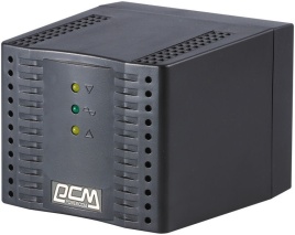 Стабилизатор напряжения TCA-3000 Black/ Powercom TCA-3000 Black Tap-Change, 1500W