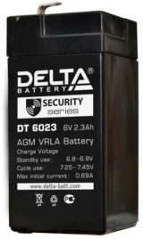 АКБ Delta DT 6023 (6V, 2,3Ah)