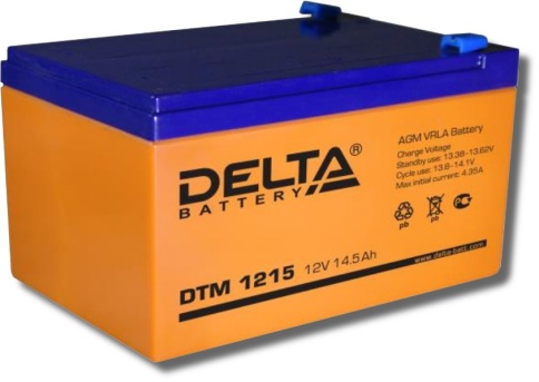 АКБ Delta DTM 1215 (12V, 15Ah) фото 1