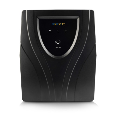 ИБП UPS UNI PRO 2000 линейно-интерактивный SIN, мощность 2000/1400 ВА/Вт, напольный, LED индикация, Shuko CEE7/4 - 2 шт. , IEC C13 - 3 шт. фото 1