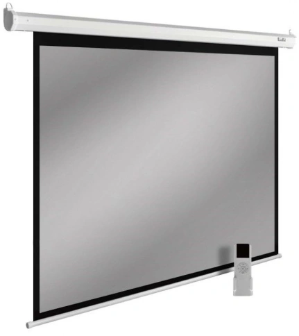 Экран Cactus 150x200см SIlverMotoExpert CS-PSSME-200X150-DG 4:3 настенно-потолочный рулонный темно-серый (моторизованный привод) фото 1