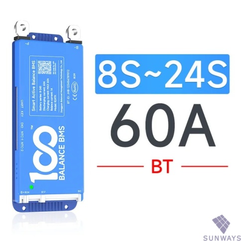 Daly BMS BT, 60A 8-24S, LiFepo4, LTO, NMC фото 1