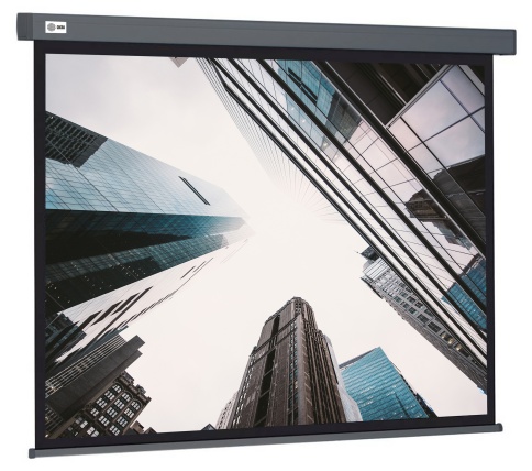 Экран Cactus 183x244см Wallscreen CS-PSW-183X244-SG 4:3 настенно-потолочный рулонный серый фото 1