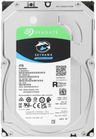 Диск Жесткий HDD 4TB Seagate SkyHawk ST4000VX016 3.5" SATA фото 1
