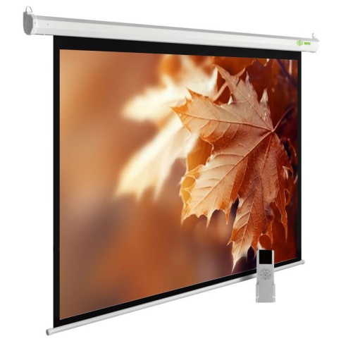 Экран Cactus 188x300см MotoExpert CS-PSME-300x188-WT 16:10 настенно-потолочный рулонный белый (моторизованный привод) фото 1