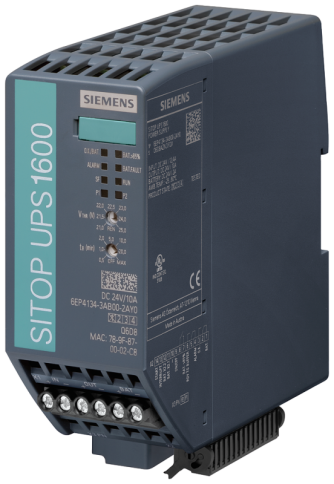 SITOP UPS1600 10A ETHERNET/ PROFINET БЛОК БЕСПЕРЕБОЙНОГО ЭЛЕКТРОПИТАНИЯ С ETHERNET/ PROFINET- ИНТЕРФЕЙСОМ ВХОД: DC 24 V ВЫХОД: DC 24 V/10 A фото 1
