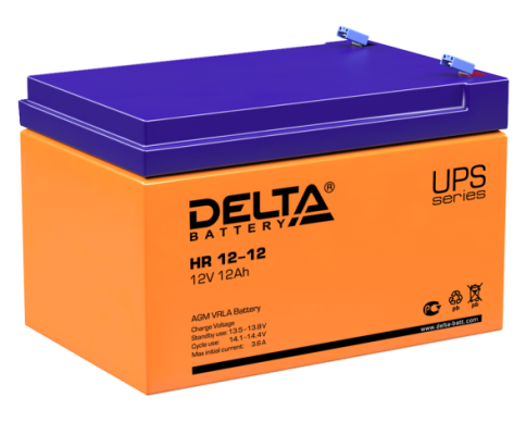 АКБ Delta HR 12-12 (12V, 12Ah) фото 1