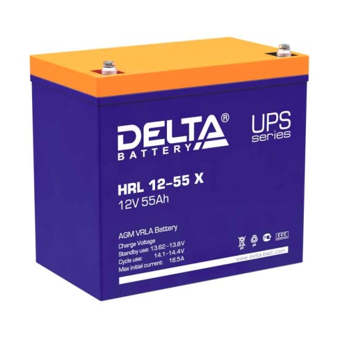 АКБ Delta HRL 12-55 X (12V, 55Ah) фото 1