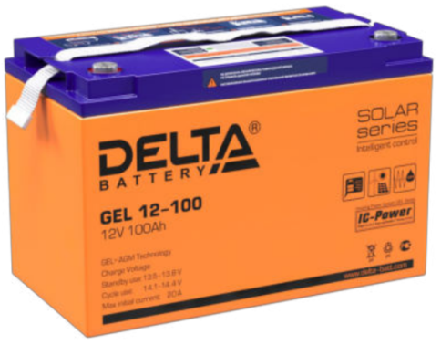 АКБ Delta GEL 12-100 (12V, 100Ah) фото 1