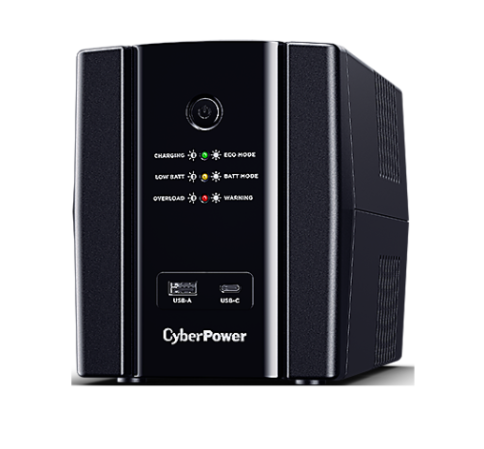 Источник бесперебойного питания/ UPS CyberPower UT1500EIG Line-Interactive 1500VA/900W USB/RJ11/45/USB charger A/C фото 1