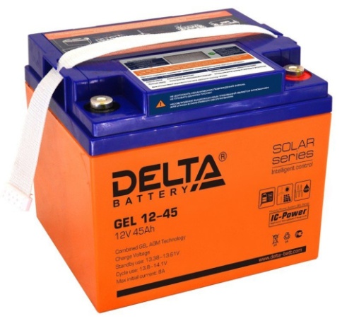АКБ Delta GEL 12-45 (12V, 45Ah) фото 1