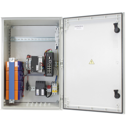 Уличный коммутатор OSP-46TB1(Коммутатор SW-80802/ILS(port 90W)) фото 1