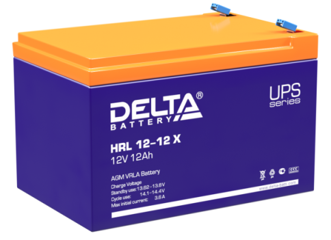 АКБ Delta HRL 12-12 X (12V, 12Ah) фото 1
