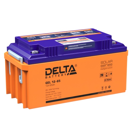АКБ Delta GEL 12-65 (12V, 65Ah) фото 1
