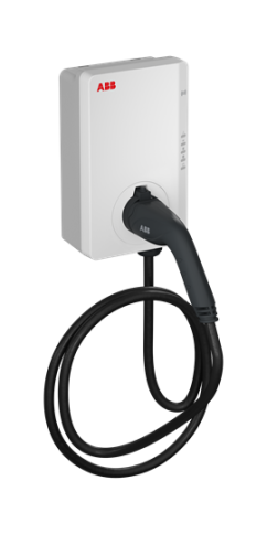 Зарядное устройство Terra AC W7-G5-R-0, вход 100..240VAC, с кабелем Тип2, 7.4kW, RFID, 1xEthernet, IP54 фото 1