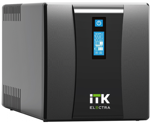 ITK ELECTRA ET ИБП 1кВА/0,6кВт с АКБ 2х7AH USB фото 1