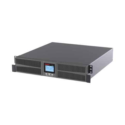 Онлайн ИБП ДКС серии Small Rackmount, 1000 ВА/900 Вт, 1/1, 6xIEC C13,EPO, USB, RS-232, Rack 2U, з/у 6А, без АКБ фото 1