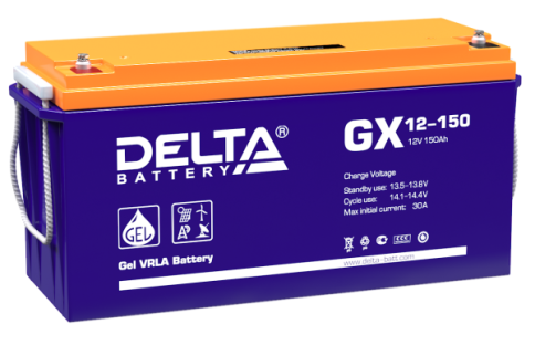 АКБ Delta GX 12-150 (12V, 150Ah) фото 1