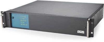 Источник бесперебойного питания Powercom King Pro RM KIN-1500AP LCD 900Вт 1500ВА черный фото 1