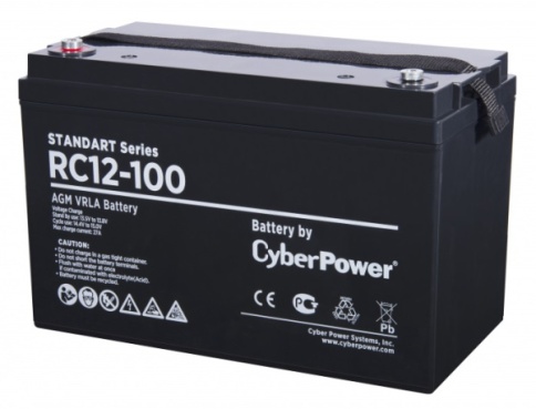 Аккумуляторная батарея SS CyberPower RC 12-100 / 12 В 100 Ач фото 1