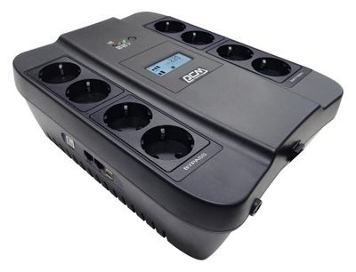 Источник бесперебойного питания Powercom Spider SPD-550U LCD USB 330Вт 550ВА черный фото 1
