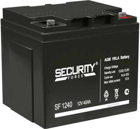 АКБ Secutity Force SF 1240 (12V, 40Ah) фото 1