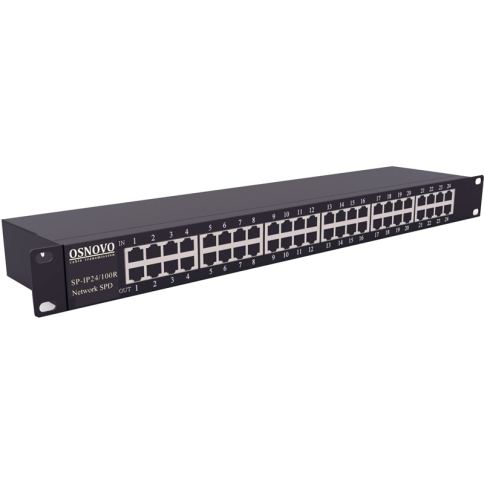 Устройство грозозащиты для ЛВС (скорость до 100 Мбит/с) на 24 порта фото 1