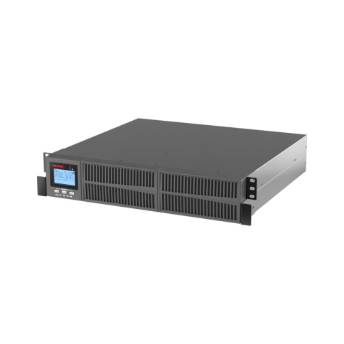 Онлайн ИБП ДКС серии Small Rackmount, 3000 ВА/2700 Вт, 1/1, 8xIEC C13, EPO, USB, RS-232, Rack 2U, з/у 1А, 6x9Ач фото 1