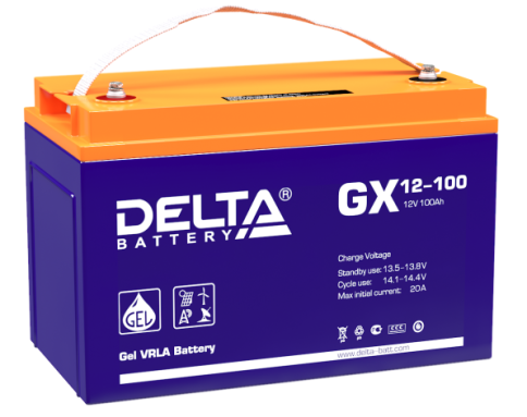 АКБ Delta GX 12-100 (12V, 100Ah) фото 1